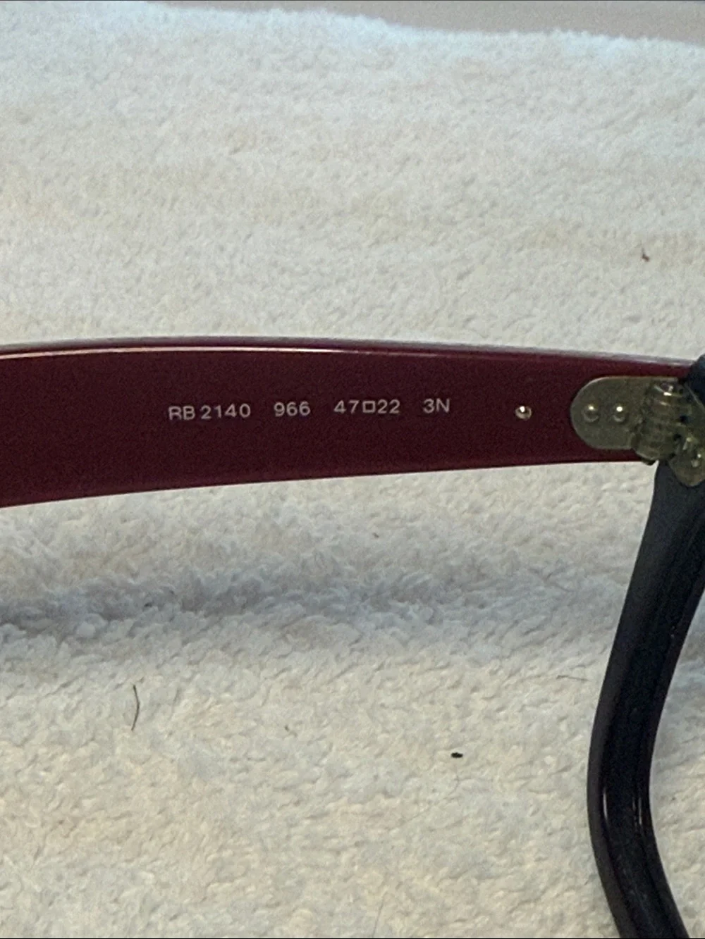 Ray-Ban RB2140 47-22 Wayfarer Purple/Crimson Sunglasses Frames w/case
